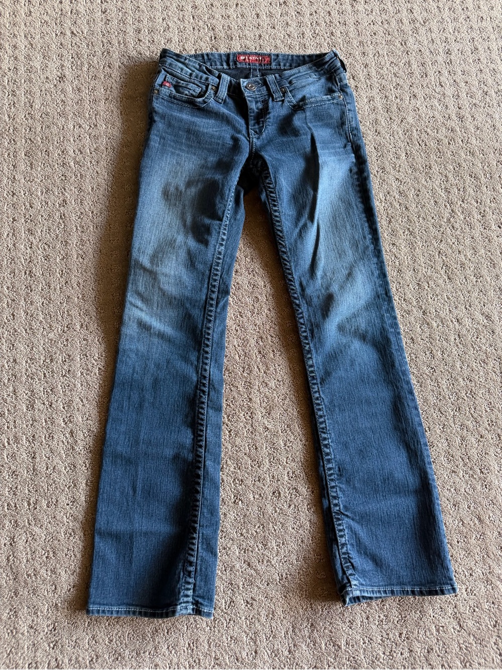 Y2K Vintage Ultra Low Rise Big Star Straight Jeans